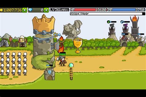 Grow Castle Tower Defense Game chiến thuật thủ thành với đồ họa siêu bựa