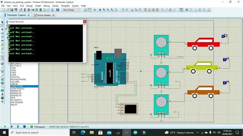 Smart Car Parking System With Arduino In Proteus Simulation Of Smart