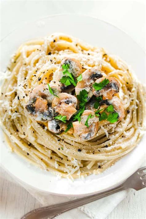 Creamy Mushroom Spaghetti Erren S Kitchen