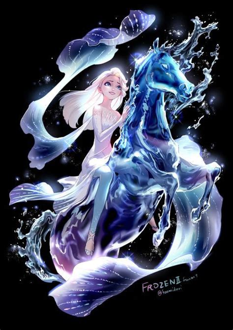 Elsa And Nokk Frozen Fan Art Fanpop