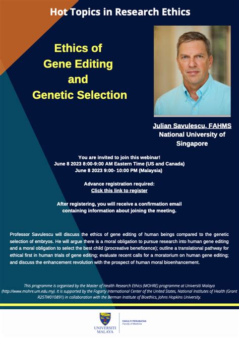 Hot Topics In Research Ethics Ethics Of Gene Editing And Genetic