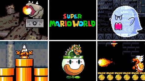 Super Mario World Jefes Explicados Youtube