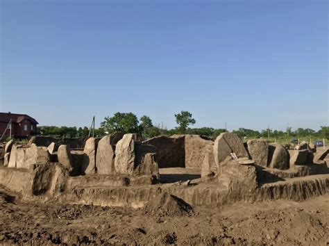 Ukrainian Stonehenge Novooleksandrivka Archaeological Site Barrow