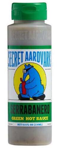 Secret Aardvark Serrabanero Green Hot Sauce Hot Sauce Mall