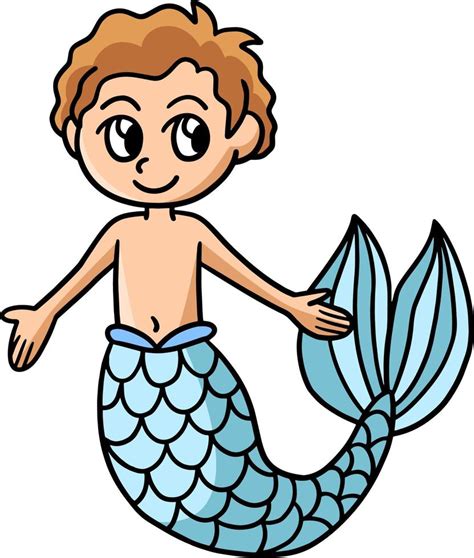 triton dessin animé couleur clipart illustration 8944094 Art vectoriel