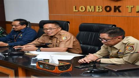 Pj Bupati Lombok Timur Dan Mendagri Rakornas Pengamanan Pasokan Dan