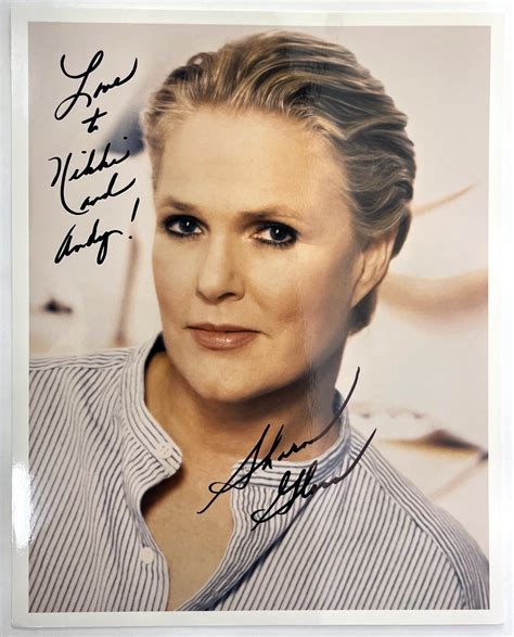 Lot Sharon Gless American Actress Original Autographed Colour Headshot