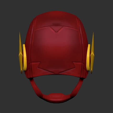 The Flash Helmet Cosplay - Superhero Helmet 3D model 3D printable ...