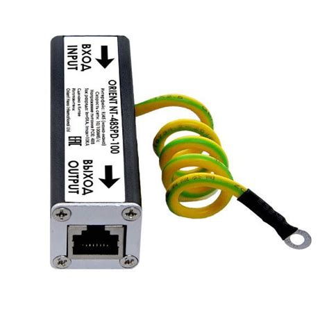 Грозозащита для витой пары POE / Ethernet (ORIENT NT-48SPD-100 ...