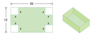 A Box With An Open Top Is To Be Constructed Question Solutions