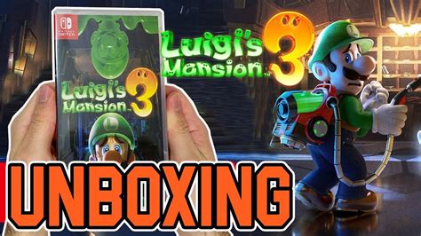 Luigi S Mansion 3 Nintendo Switch Unboxing YouTube