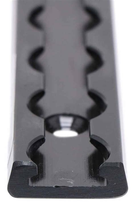 Tow Rax L Track Anodized Black Aluminum 12 Long Tow Rax Tie Down