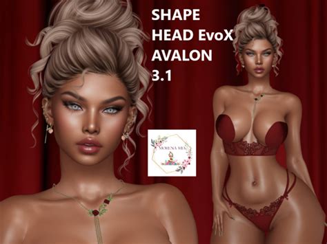 Second Life Marketplace Meryan Shape Head Lel Evox Avalon 3 1