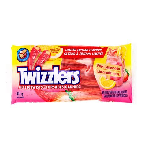 Twizzlers Pink Lemonade Filled Twists 311g Candy Funhouse Candy
