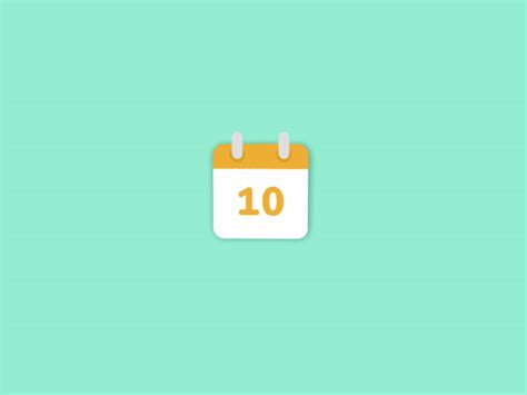 Calendar Motion Icon By Stina Slingo On Dribbble