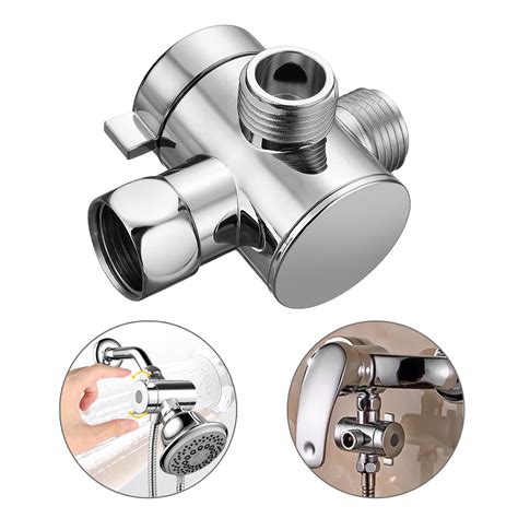 Shower Head Diverter Valve Tsv G1 2 3 Way T Adapter Connector Shower