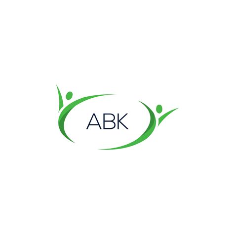 Abk Letter Logo Design On White Background Abk Creative Initials Letter Logo Concept Abk