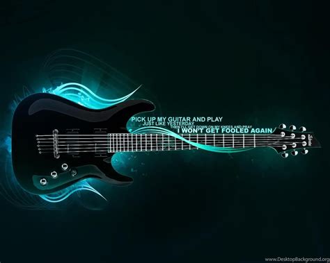 3d Electric Guitar Vector Hd Wallpapers Desktop Background