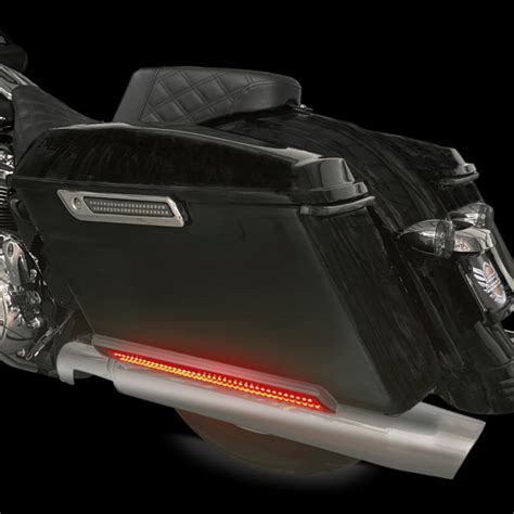 Auxiliary Run Brake Turn Saddlebag Side Marker LED Light Bars