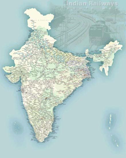 IRFCA Indian Railways FAQ IR Route Map