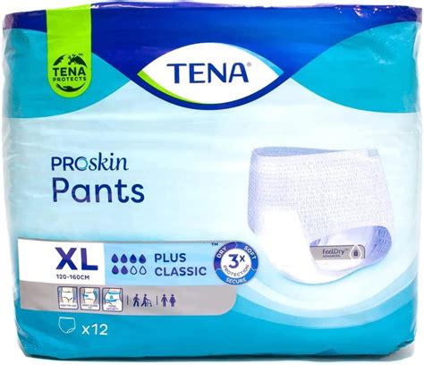 TENA ProSkin Pants Plus Classic Extra Large 6 Packs Of 12 Amazon