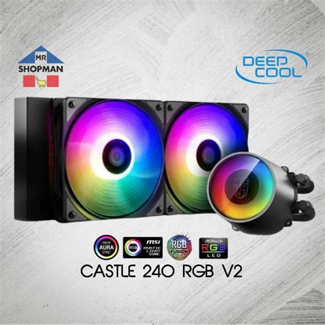 Deepcool Castle 240 RGB V2 Cpu Liquid Cooling | Shopee Philippines