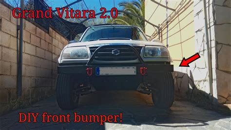 Front Steel Bumper Suzuki Grand Vitara 2 0 DIY YouTube