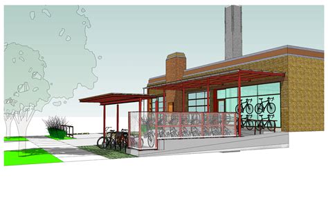 Bike screen wall » Urban Milwaukee