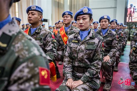 南苏丹维和步兵营的女子步兵班 组图 中国发展门户网－国家发展门户