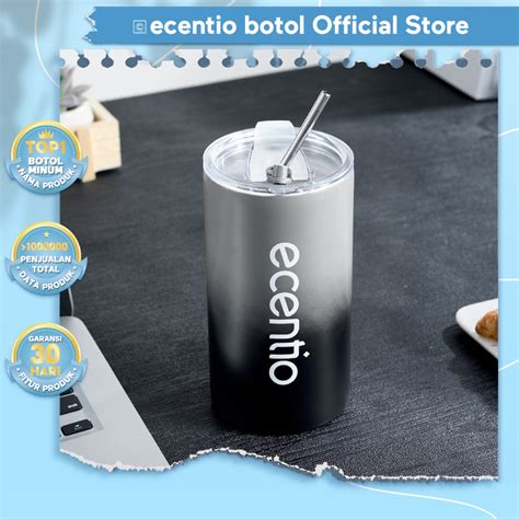 Jual Ecentio Cangkir Tumbler Kopi Stainless Steel Ukuran Ml Coffee