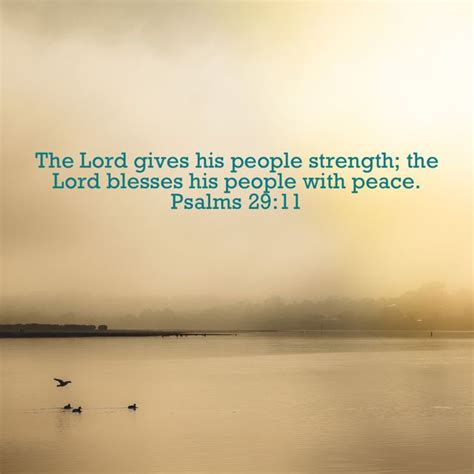 Psalms The Lord Gives His People Strength The Lord Blesses His