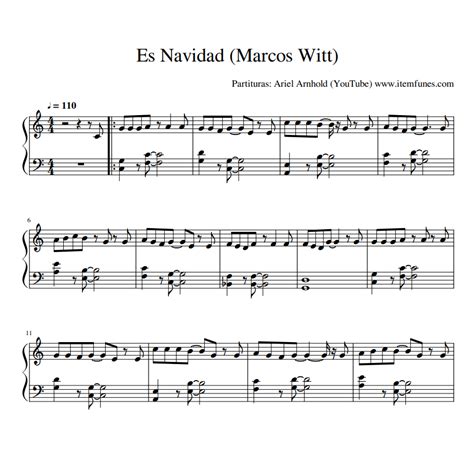 Es Navidad Marcos Witt Villancicos Partitura Himnos Notas Acordes Pdf