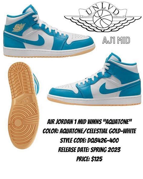 Where To Buy Air Jordan 1 Mid Aquatone Sneakers Price And More Explored