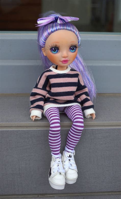 Repaint Rainbow High Doll Violet Willow With Outfit Ooak Etsy