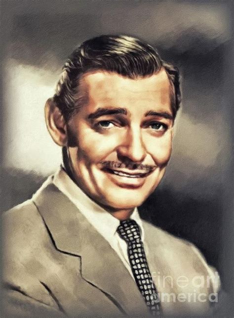 A Painting Of A Man Wearing A Suit And Tie With A Moustache On His Face