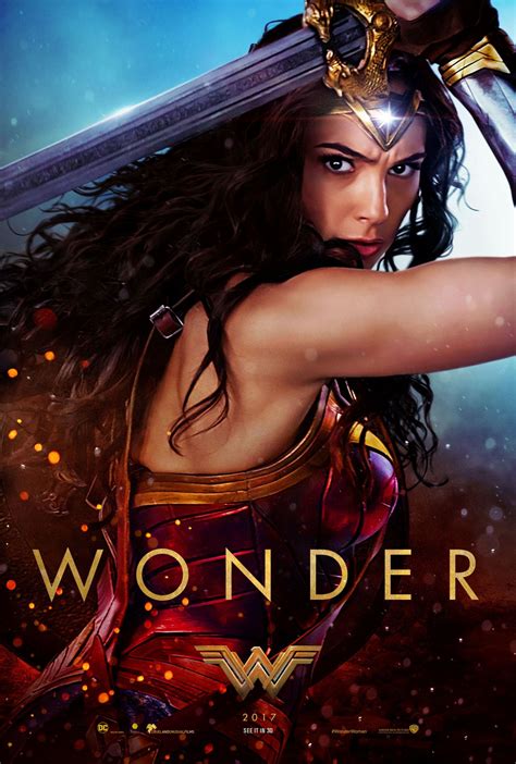 Gal Gadot Wonder Woman 2017 Posters And Photos