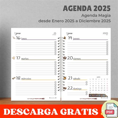 Planificador 2025 Semanal sobremesa PDF A4 – A3 para imprimir Gratis ...