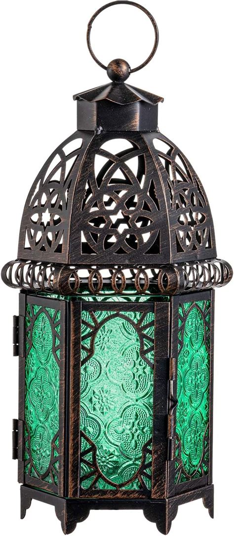 Vela Lanterns Hanging Moroccan Decorative Candle Lantern Holder For Ramadan Gold