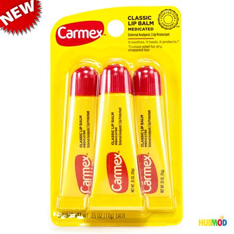 3 Carmex Classic Lip Balm Medicated 35 Oz Tube Original Soothing Moisturizing 83078003142 Ebay