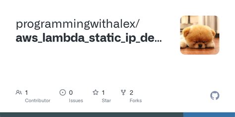 Github Programmingwithalexawslambdastaticipdemo