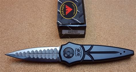 PARAGON WARLOCK BLK SG S Microtech Knives