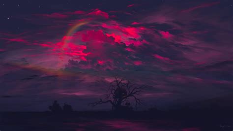 Rainbow At Sunset By Bisbiswas On Deviantart