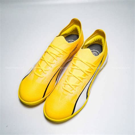 PUMA Ultra Ultimate Cage TT Voltage Yellow Blaze White Black Neymar