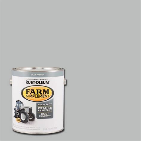 Rust Oleum Gal Farm Implement Gray Primer Pack The