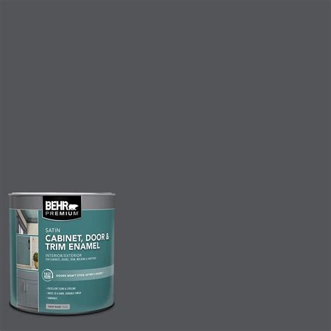 Behr Premium Qt N Orion Gray Satin Enamel Interior Exterior