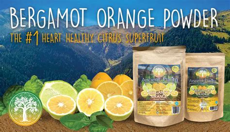 Bergamot Orange Powder 500g Super Natural Powders Ancient Purity