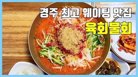 경주에서 가장 인기 많은 식당 함양집에서 육회물회 먹고 왔어요 경주 맛집 Youtube