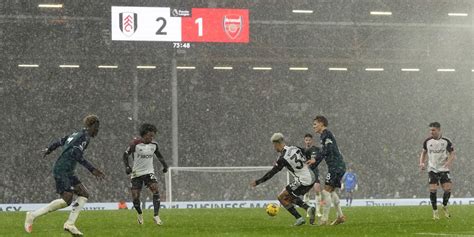 Head To Head Dan Statistik Fulham Vs Arsenal Premier League