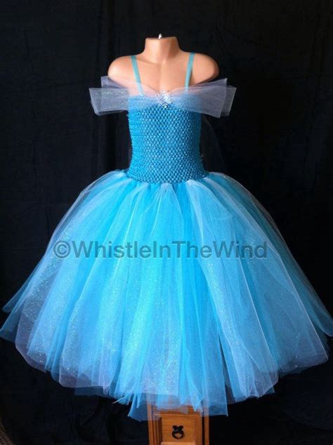 Frozen Elsa Inspired Full Length Tutu Dress Tulle Dress Wedding