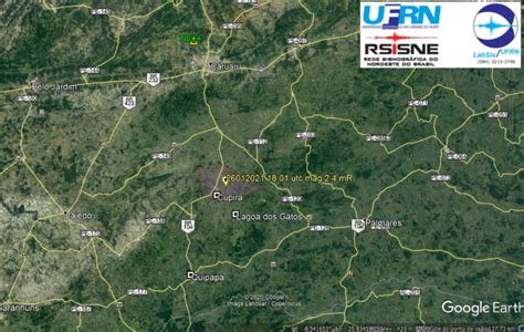 Tremor De Magnitude Registrado Em Cupira Caruaru E Regi O G